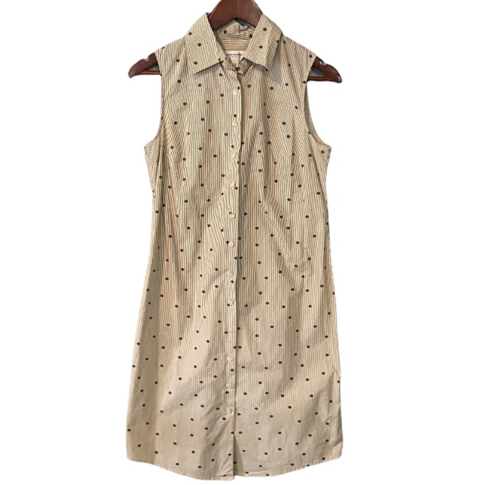 Isaac Mizrahi for Target Polka Dot Striped Shirt Dress